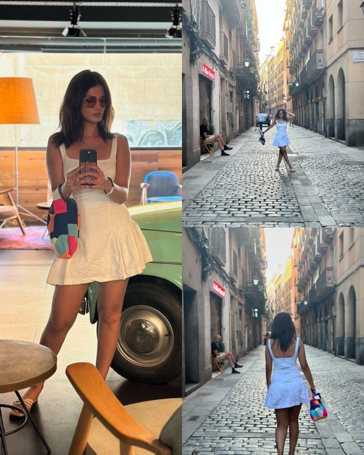 Jennifer Winget Chills In White Mini Dress, Sanaya Irani Looks Pretty Like Doll In Red  905748