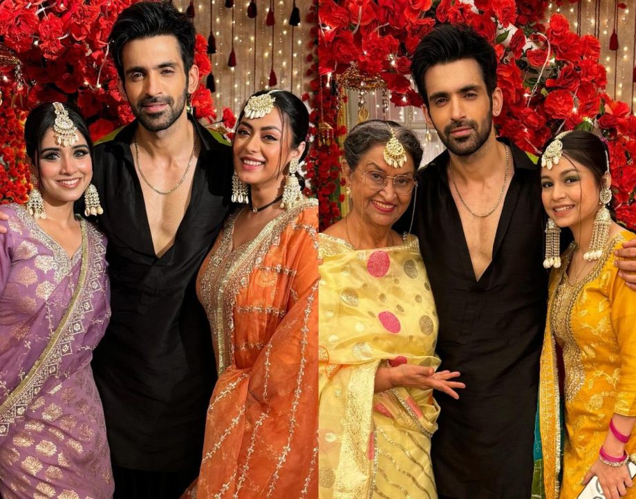 Kaise Mujhe Tum Mil Gaye Actor Arjit Taneja Poses With Female Cast Members From The Show 909473