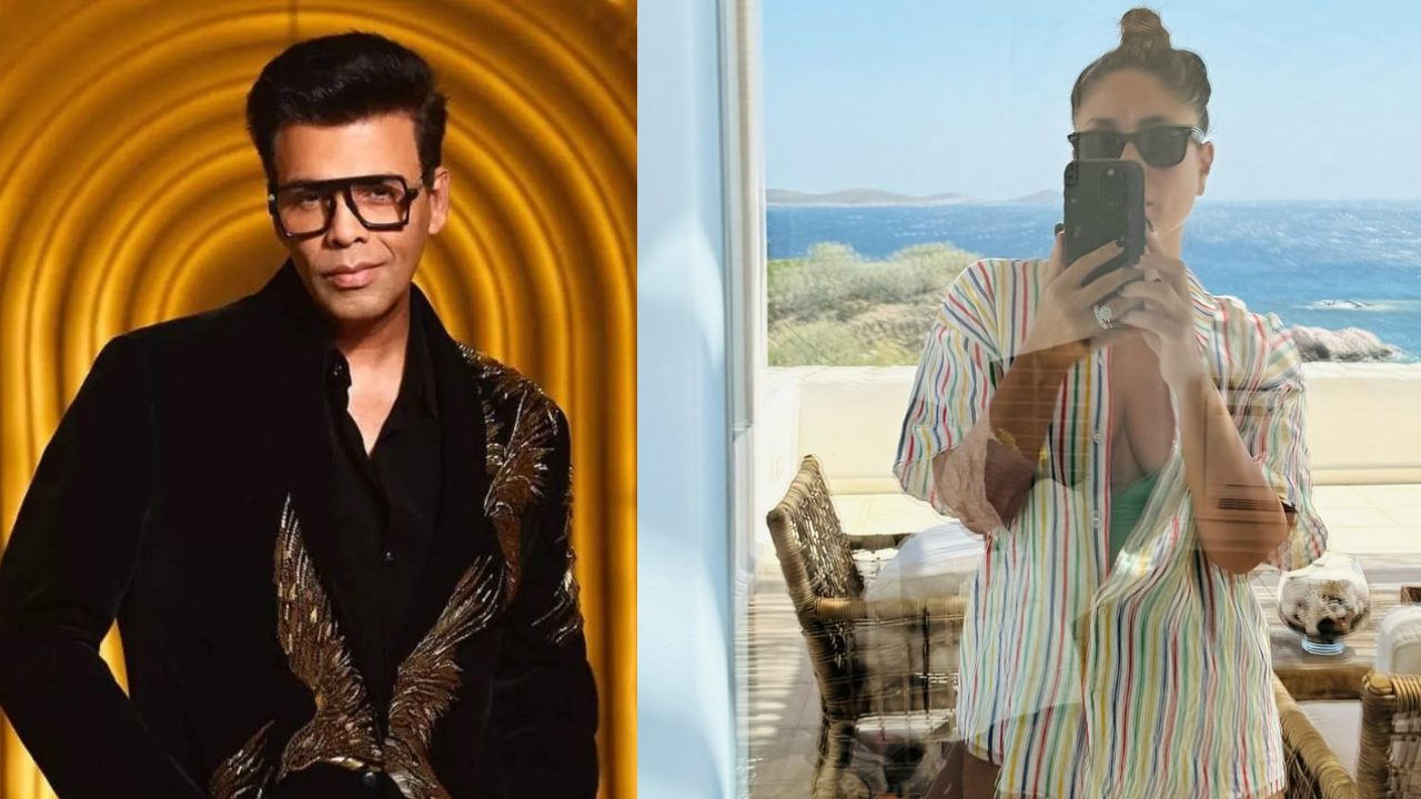 Karan Johar Enthuses Over Kareena Kapoor As She Stuns In Fiery Unbuttoned Shirt Look 905644