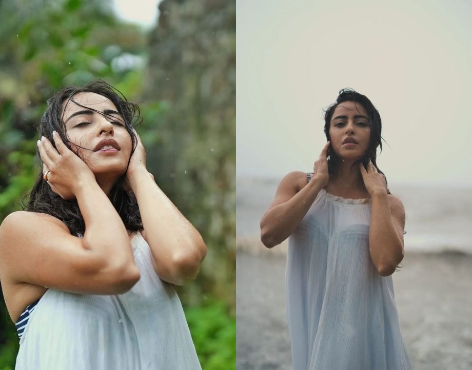 Khatron Ke Khiladi 14: Karanveer Mehra Reacts As Niyati Fatnani Sizzles In Scorching Rain Photoshoot 909464