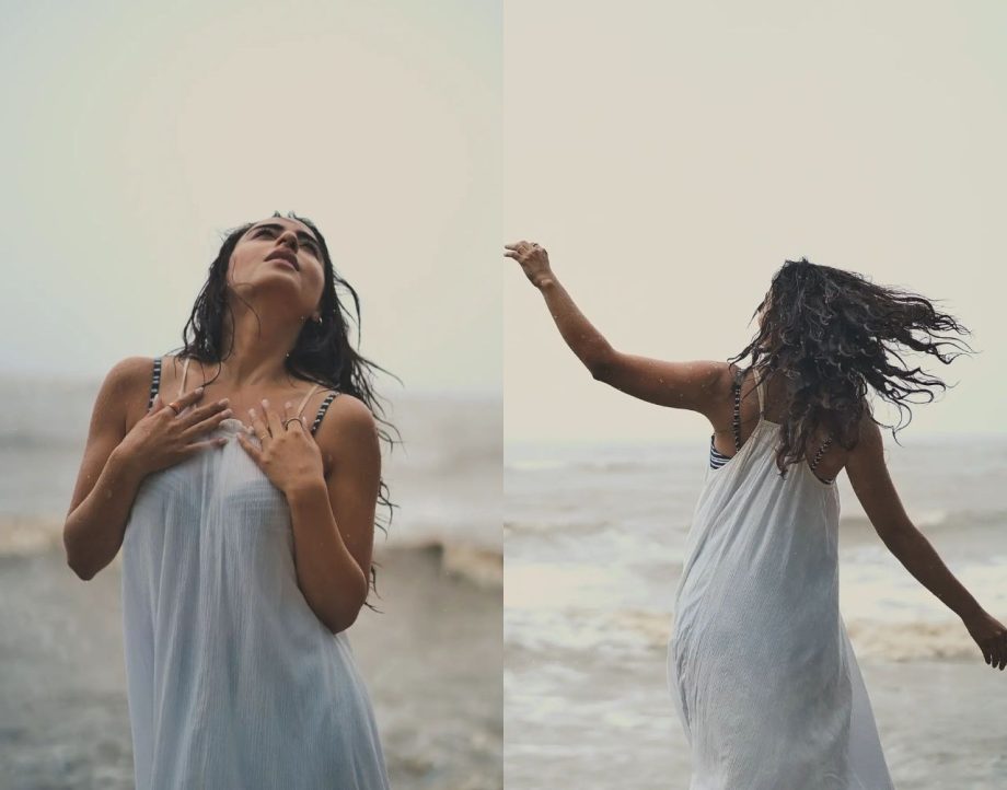 Khatron Ke Khiladi 14: Karanveer Mehra Reacts As Niyati Fatnani Sizzles In Scorching Rain Photoshoot 909465