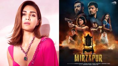 Kriti Sanon urges fans to make Mirzapur Season 3’s launch date as ‘National Binge-Watch Day’ – Deets inside!