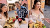 Love Birds Divyanka Tripathi And Vivek Dahiya Enjoy Indian Food On The Street Of Bologna