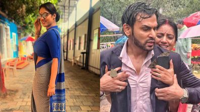 Mangal Lakshmi’s Deepika Singh Radiates Simplicity In Saree, Naman Shaw Shares BTS Moments