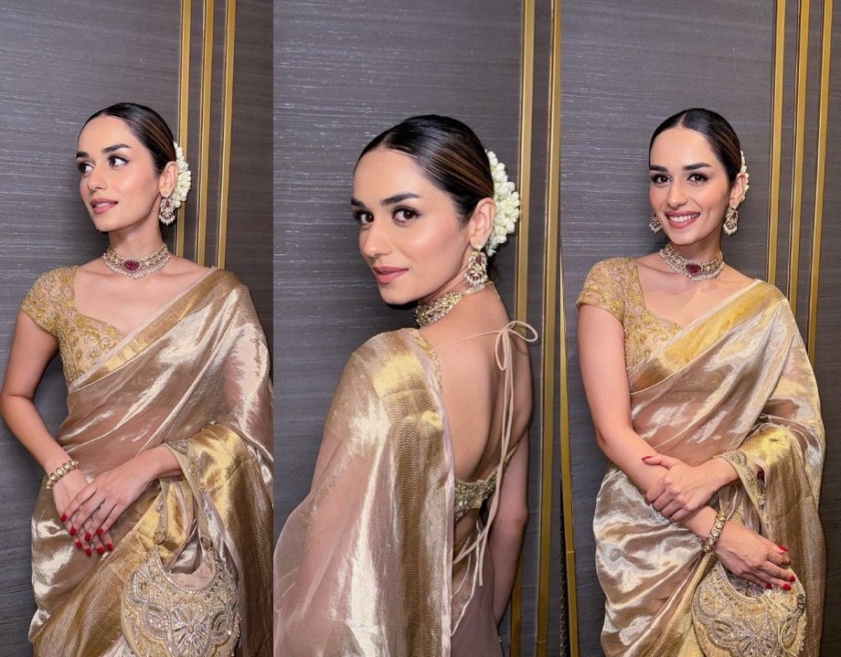 Manushi Chhillar To Rakul Preet Singh: Bollywood Celebrities' Easy And Stylish Real Flower Hairstyle For Saree 908879
