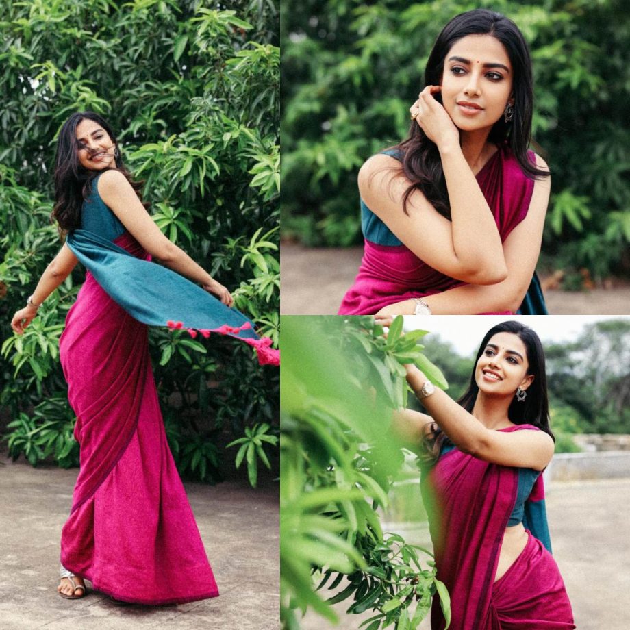 Meenakshi Chaudhary's Cotton Saree Is Not A Monsoon Wear; It's  A Fashion Statement. 905209