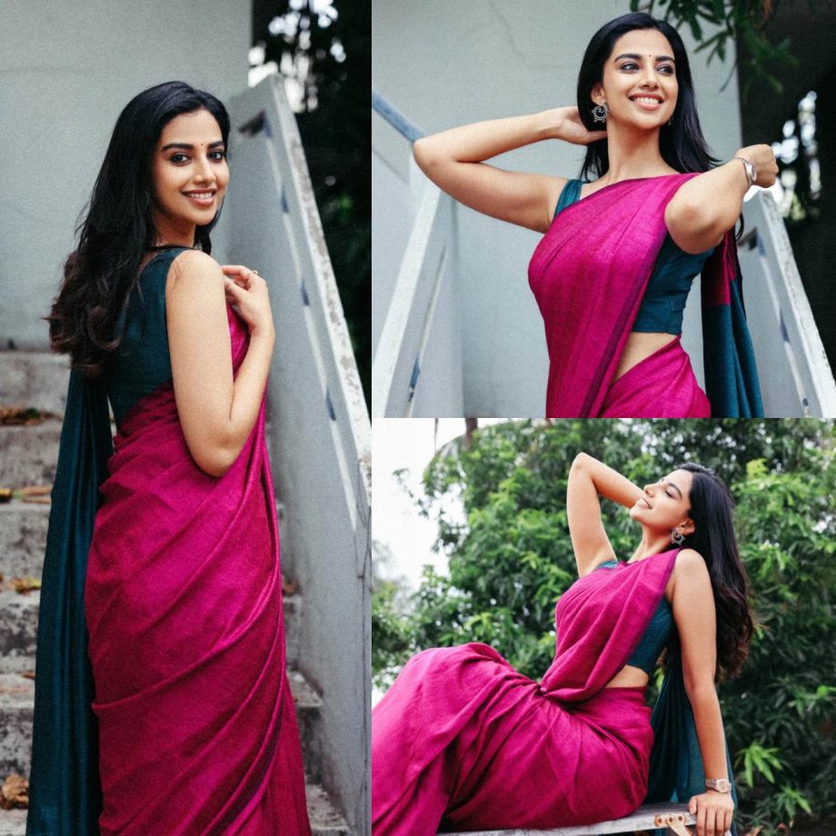 Meenakshi Chaudhary's Cotton Saree Is Not A Monsoon Wear; It's  A Fashion Statement. 905210