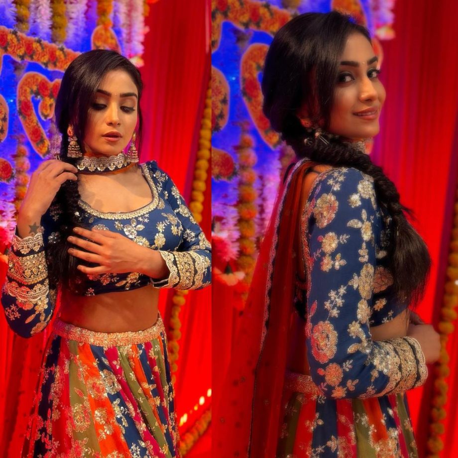 Mehndi Wala Ghar: Shruti Anand Looks Gorgeous In Lehenga, Shares BTS From Haldi Sequence 907483