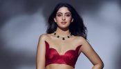 Navya Nanda Steals The Spotlight In Cherry Red Trail Lehenga Set, Outshines Bollywood Celebrities 905422