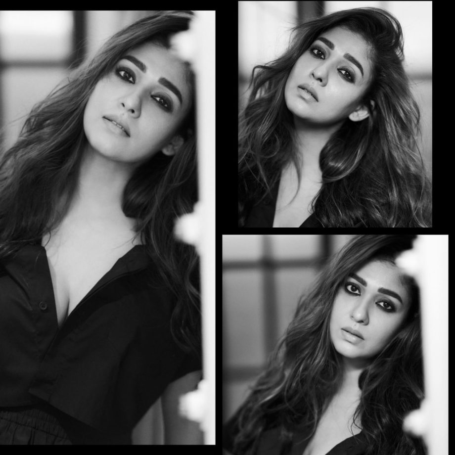 Nayanthara Sizzles in Black & White Smoky Hot Photoshoot 906271
