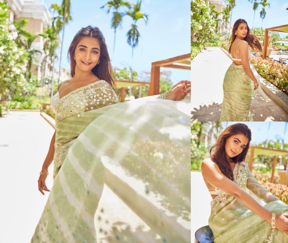 Nayanthara To Pooja Hegde: Here's How South Divas Rock Striking Blouses With Simple Sheer Sarees 904314