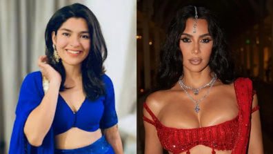 Nidhi Bhanushali Hilariously Asks Kim Kardashian To Return Her Dupatta In Latest Fashion Clash