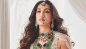 Nora Fatehi Looks Regal In Beige Bridal Lehenga Set, Check Out Photos!