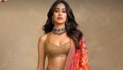 [Photos] A Closer Look At Janhvi Kapoor’s Lehenga With A Bustier Blouse
