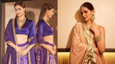 [Photos] Ananya Panday Unveils Her Ethnic Look With A Chic Mehendi Design
