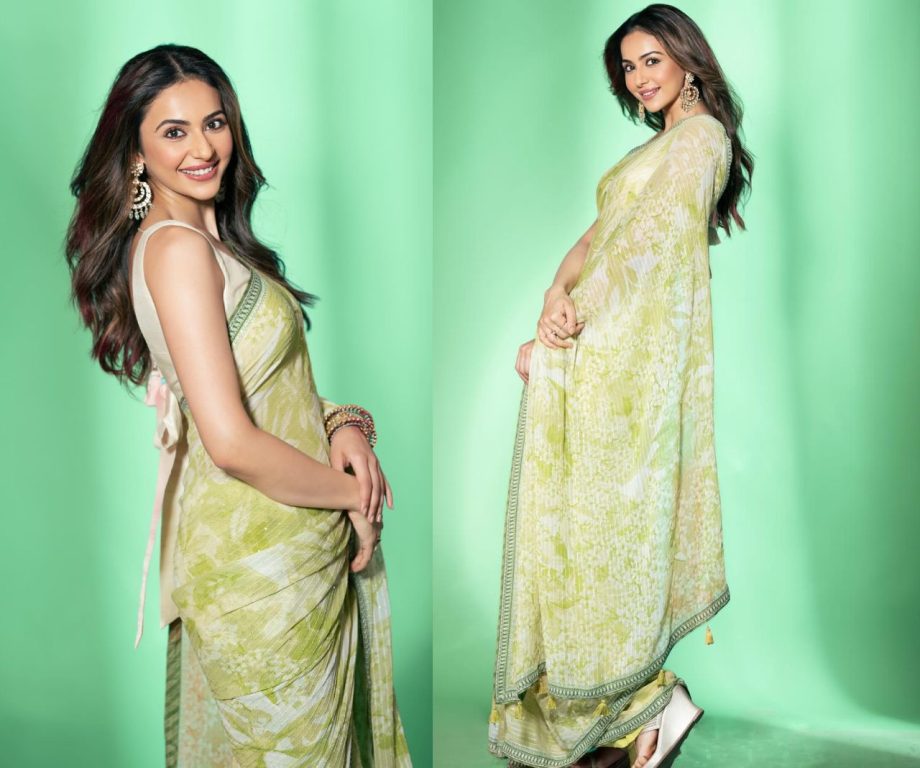 Rakul Preet Singh Or Radhika Mandan: Who Slays In Printed Sawan Special Saree Better? 908817