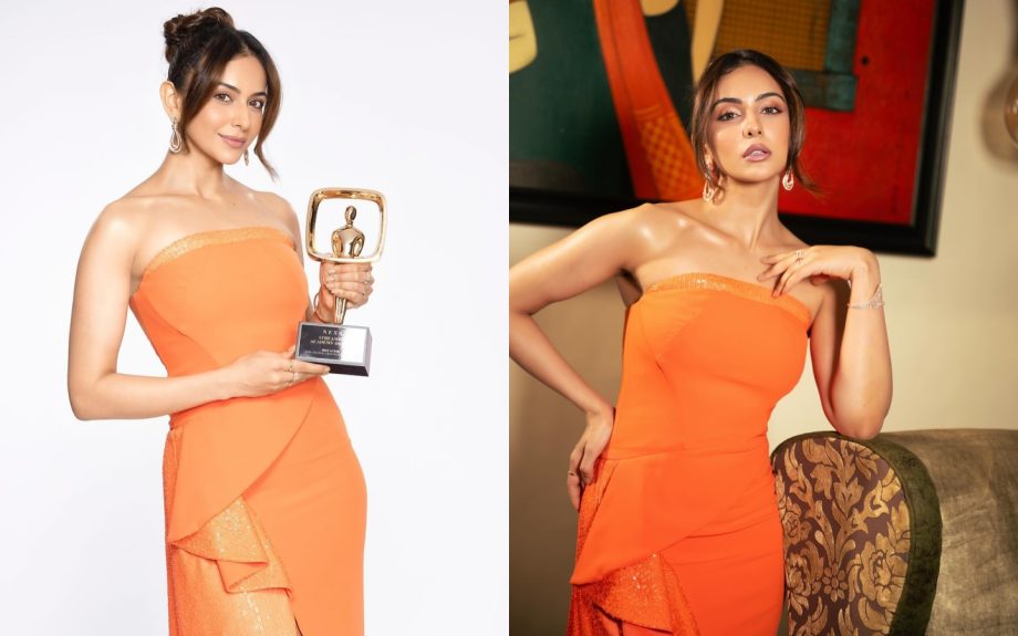 Rakul Preet Singh Stuns In Thigh-High Slit Gown And Jackky Bhagnani Poses In Traditional Wear, Checkout Couple Instagram Post! 908408