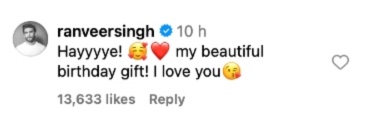 Ranveer Singh Calls Deepika Padukone His Beautiful Birthday Gift As Mom-To-Be Stuns In Purple Saree 905287