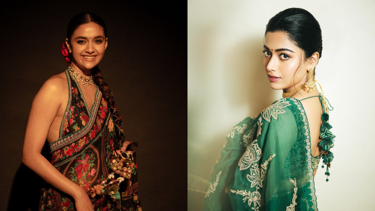 Rashmika Mandanna Vs Keerthy Suresh: Whose Blouse Back Design Is Steal-worthy? 909632