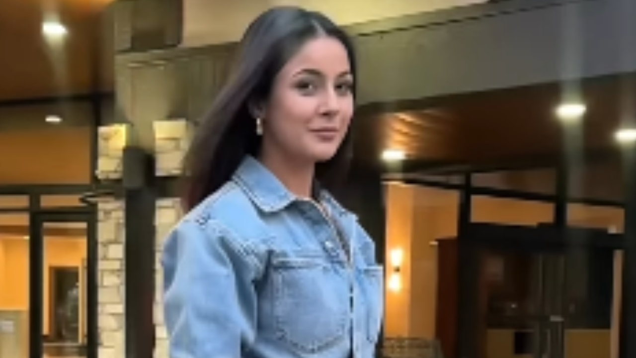 Rhea Kapoor Falls In Love With Shehnaaz Gill's Denim Slit Midi Dress 909624