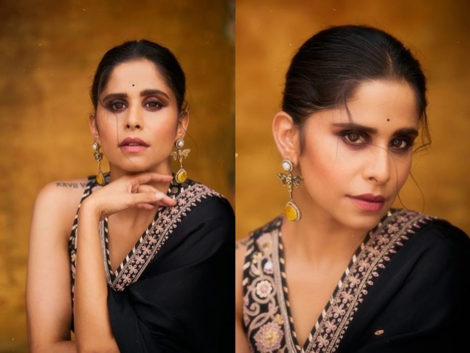Saie Tamhankar Vs. Prajakta Mali: Who Nails The Black Saree Look Better? 909548