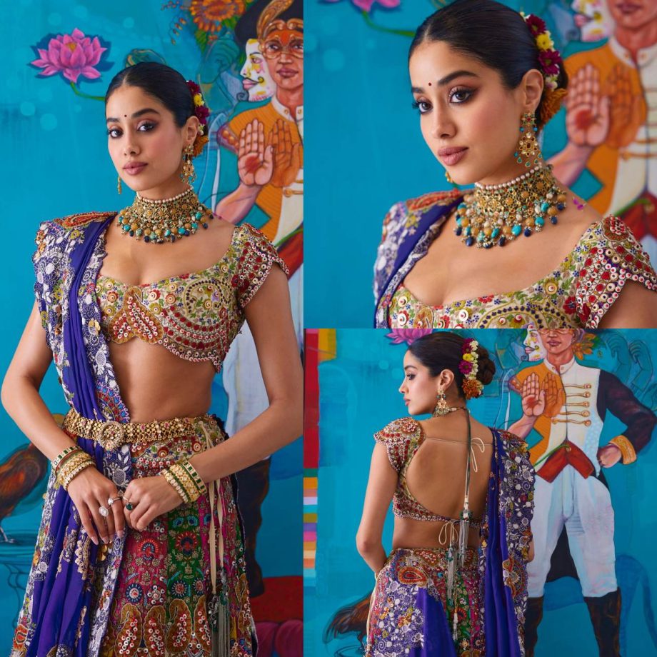 Sara Ali Khan To Janhvi Kapoor: Try Bollywood Actresses Inspired Multi-Color Lehengas For A Mehendi Ceremony 907469
