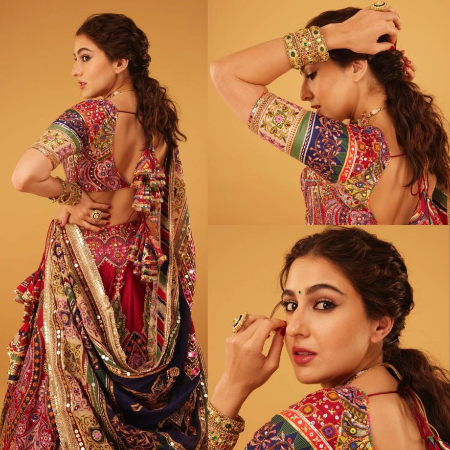Sara Ali Khan To Janhvi Kapoor: Try Bollywood Actresses Inspired Multi-Color Lehengas For A Mehendi Ceremony 907471