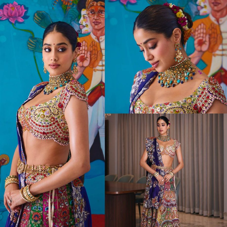 Sara Ali Khan To Janhvi Kapoor: Try Bollywood Actresses Inspired Multi-Color Lehengas For A Mehendi Ceremony 907468
