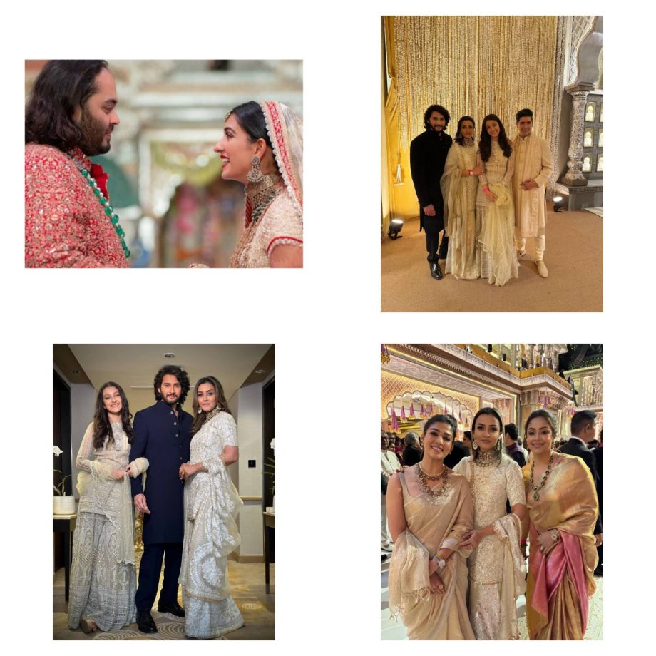 South Actresses Nayanthara To Jyotika Reunion At Anant Ambani And Radhika Merchant's Grand Wedding 906951