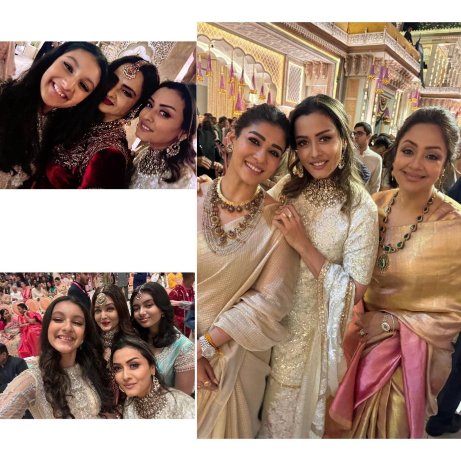 South Actresses Nayanthara To Jyotika Reunion At Anant Ambani And Radhika Merchant's Grand Wedding 906950