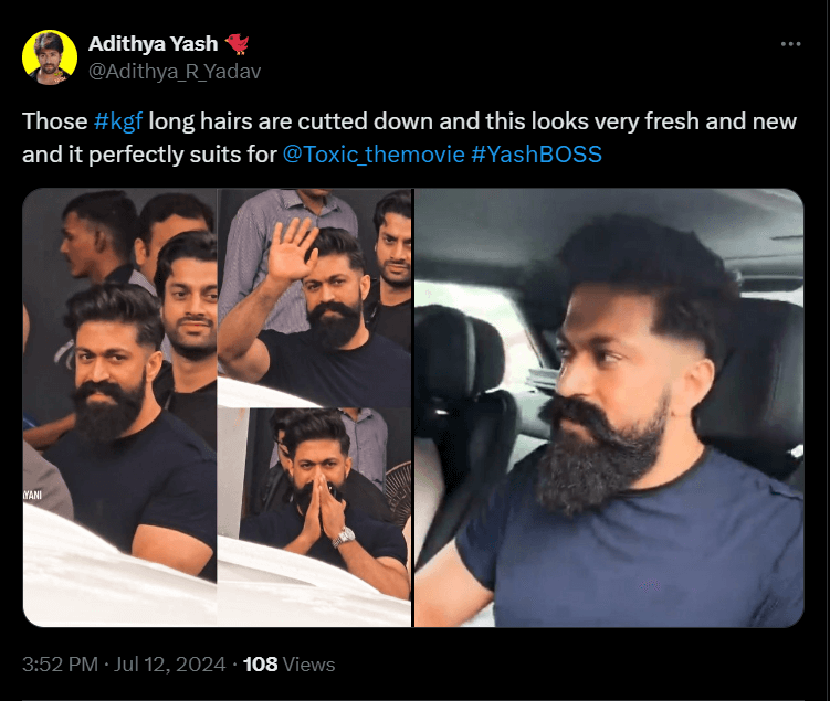 Superstar Yash's New Look Stuns Netizens; Sparks Speculation for Upcoming Film 'Toxic' 906993