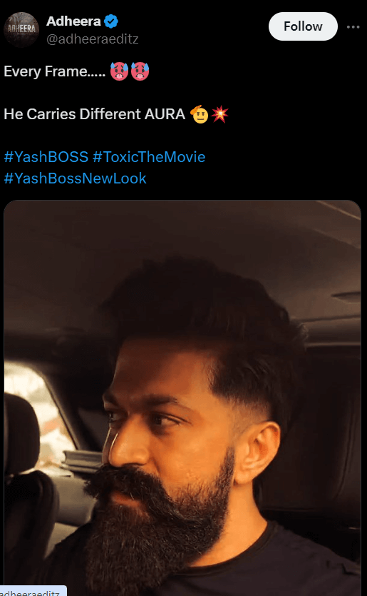 Superstar Yash's New Look Stuns Netizens; Sparks Speculation for Upcoming Film 'Toxic' 906996