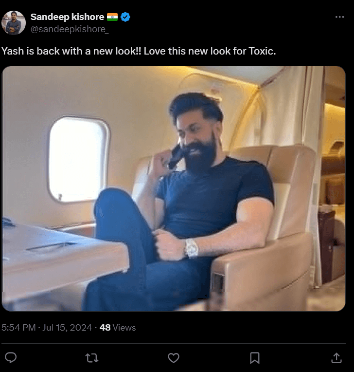 Superstar Yash's New Look Stuns Netizens; Sparks Speculation for Upcoming Film 'Toxic' 906999