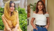 Surbhi Chandna Stuns In White Top And Blue Skirt, Surbhi Jyoti Looks Regal In Yellow Sharara Set