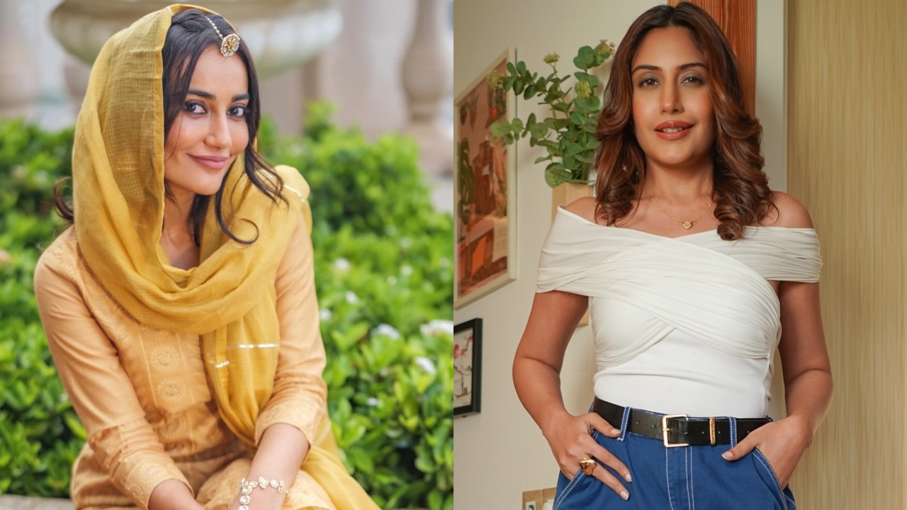 Surbhi Chandna Stuns In White Top And Blue Skirt, Surbhi Jyoti Looks Regal In Yellow Sharara Set 905525