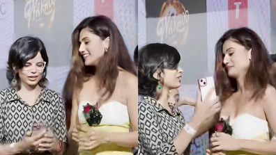 Taapsee Pannu gently refuses selfie to an influencer; latter hits back & sparks debate