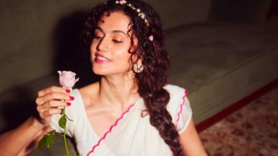 Taapsee Pannu Shares New Photos As She Turns ‘Dilruba’ In Floral Saree