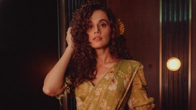 Taapsee Pannu Stuns in Green Saree Brings Back the ‘Haseen’ Vibe
