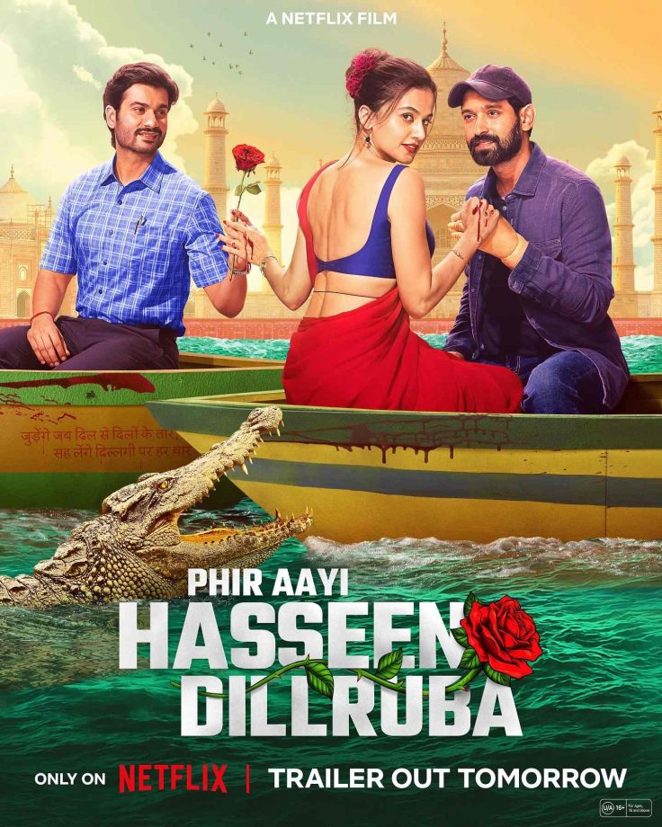 Taapsee Panu Looks Lovely In Red Saree, Phir Aayi Hasseen Dillruba Trailer Releases Tomorrow 908843