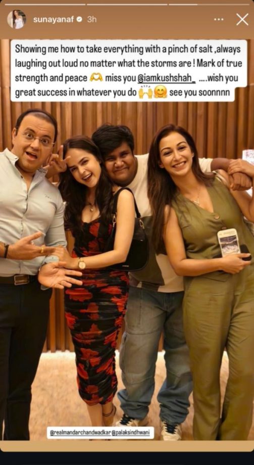 Taarak Mehta's Munmun Dutta, Dilip Joshi & Sunayana Fozdar Pen A Heartfelt Farewell Note For Kush Shah 909393