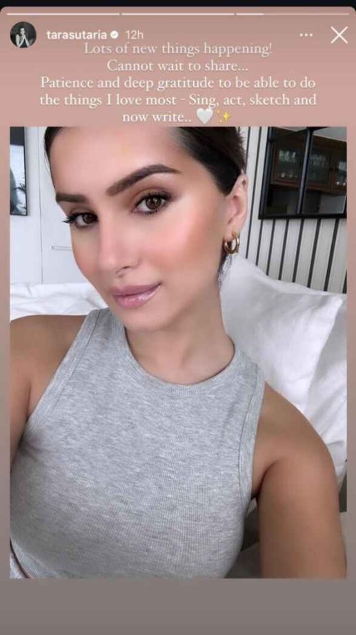 Tara Sutaria turning writer? Actor hints saying 'lots of new things happening' 910187