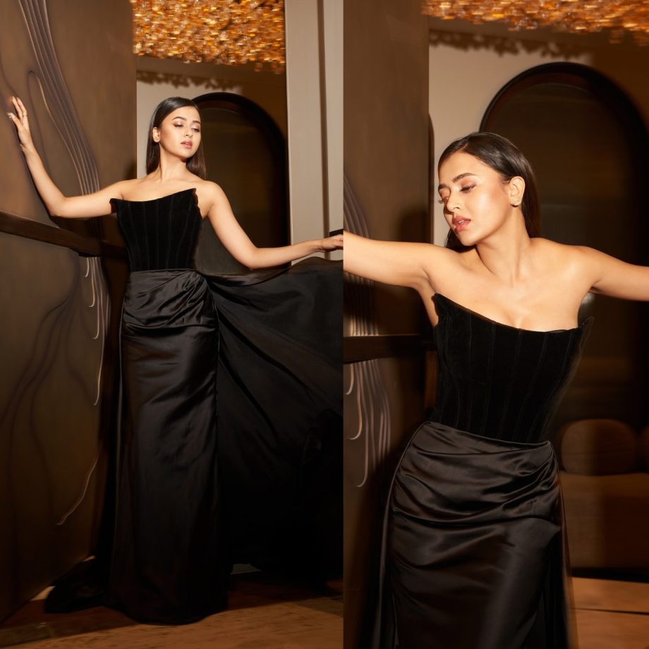 Tejaswi Prakash Sizzles in Black, Sets Temperatures Soaring with Her Latest Photoshoot 906333