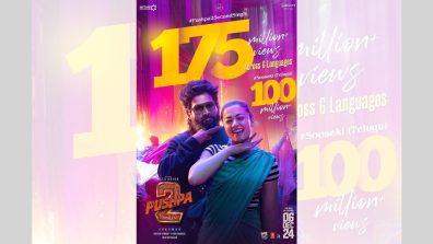‘The Couple Song’ from Pushpa 2: The Rule continues to take over! Hits the mark of 175 Million+ views across all languages!