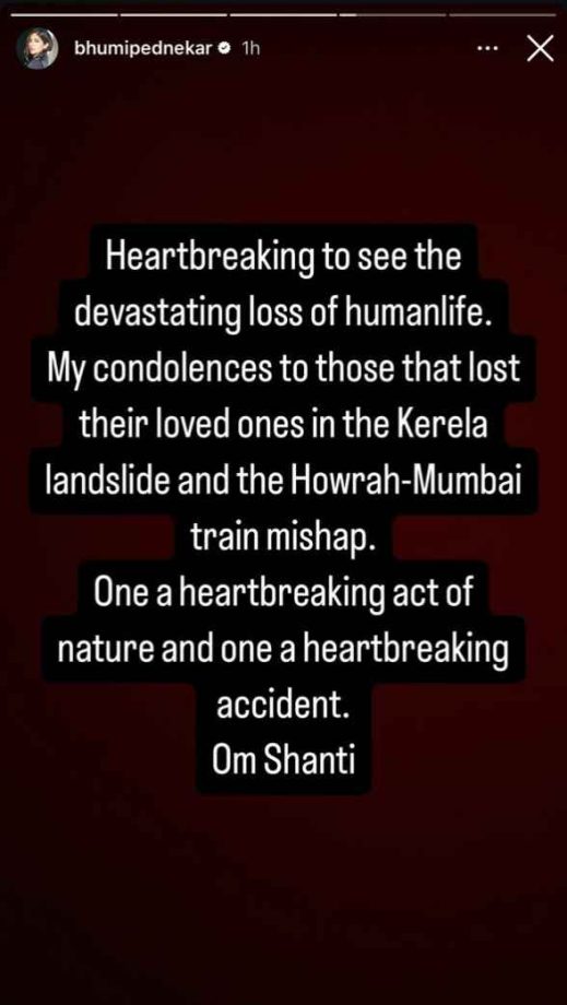 Wayanad landslide: Rashmika Mandanna, Bhumi Pednekar & others express sadness over deadly floods causing lives 910200