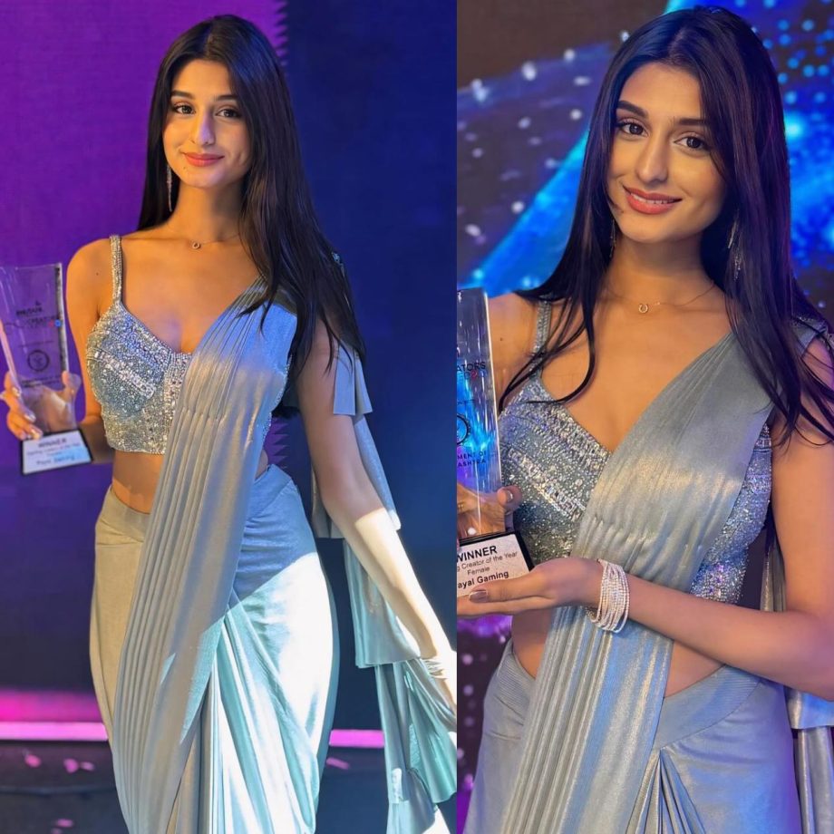 Who Wore It Better? Payal Gaming In Metallic Saree Or Kaashvi Hiranandani In Nauvari Saree 905539
