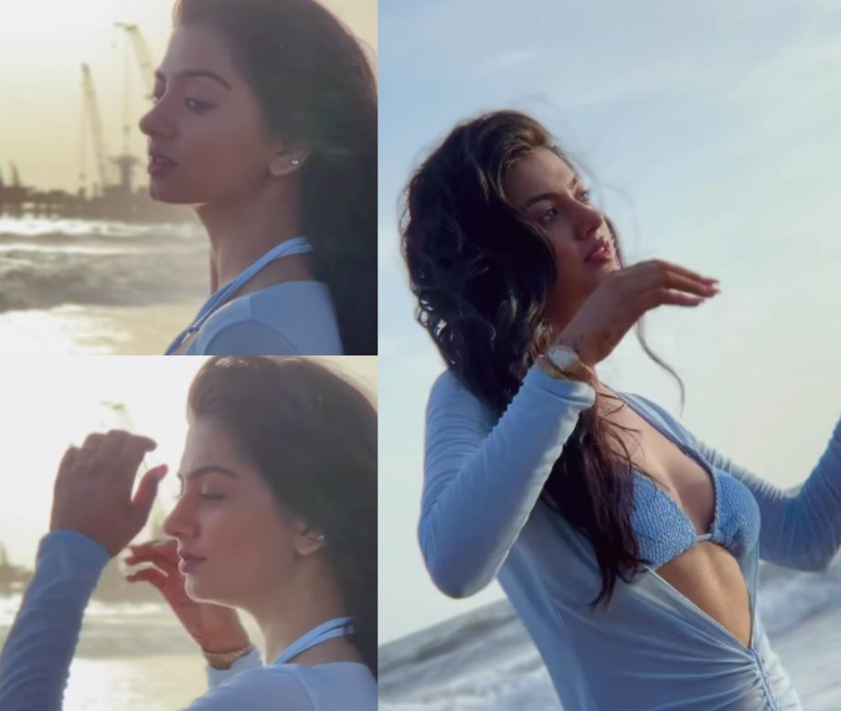 Yeh Rishta Actress Samridhii Shukla Feels Heat As Garvita Sadhwani Looks Fiery In Blue Beachwear, Watch! 906943