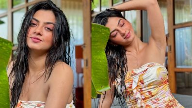 Yeh Rishta Kya Kehlata Hai Actress Garvita Sadhwani Oozes Oomph In Strapless Floral Mini Dress