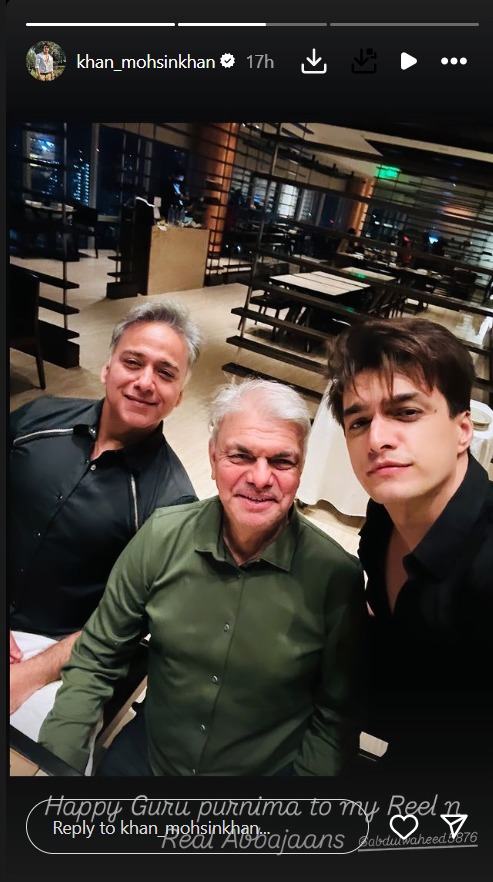 Yeh Rishta Kya Kehlata Hai Fame Mohsin Khan Poses With His Reel And Real Abbajaans On The Occasion of Guru Purnima; Check Here 908327