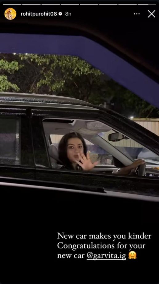 Yeh Rishta Kya Kehlata Hai's Garvita Sadhwani Buys New Car, Rohit Purohit Pens Congratulations Note 910280