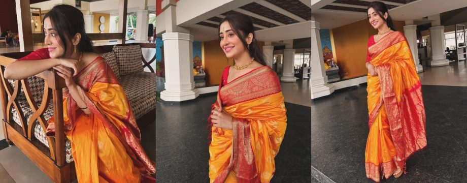 10 Amazing Shivangi Joshi Blouse Designs To Steal For Your Saree Look 910657